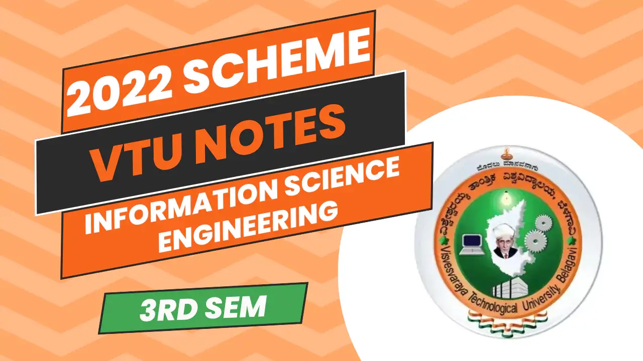 image of ISE 3RD SEM 2022 SCHEME VTU NOTES